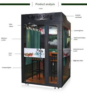 เฟอร์นิเจอร์คลังสินค้าใน Payment Arcade Stand Sound Home และ "Sound Street Portable Kiosk Booth Box Ktv Karaoke Machine" - Product Image 6