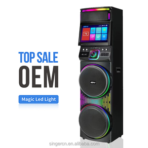 GD-1417 New Model Home Wooden Large <b>Speaker</b> Stereo Private Professional Wireless BT Box Smart <b>Speaker</b> with Screen - Product Image 2