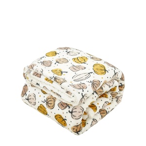 Manta con estampado de otoño, manta ligera, cálida, suave, decoración de temporada de granja para el hogar, sala de estar, sofá cama - Product Image 1