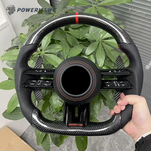 Volante de Cuero y Fibra de Carbono Personalizado de Venta Caliente de Fábrica para <span class=keywords><strong>Mercedes</strong></span> <span class=keywords><strong>Benz</strong></span> W204 W205 W213 W222 W167 C E S GLC GLE GLS AMG C43 - Product Image 1