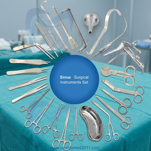 Odontomed 2011 – Kit d'instruments manuels pour sinus, en acier inoxydable, instruments chirurgicaux dentaires certifiés CE, conformes aux normes de sécurité – Base Mol - Product Image 3