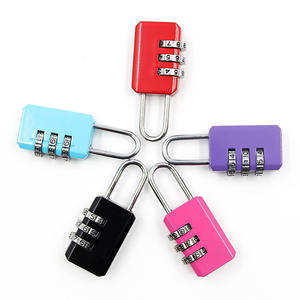 Candado de dibujos animados de aleación de zinc Bloqueo de contraseña Candado de equipaje de 3 dígitos con contraseña requerida - Product Image 1