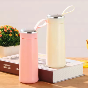Thermos portable en acier inoxydable à double paroi de 400 ml, chaud et froid, avec couvercle et corde, garde au chaud pendant 12 à 24 heures - Product Image 2