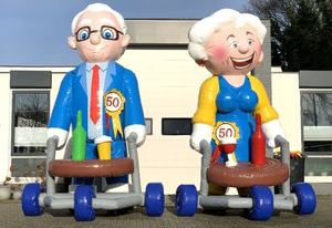 2024 personnages de dessins animés néerlandais sur mesure grands ballons gonflables de dessin animé vieil homme bon prix <span class=keywords><strong>ballon</strong></span> gonflable Abraham - Product Image 3