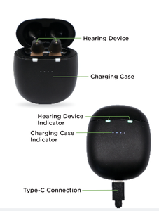 Aides auditives invisibles Retone China, streaming audio, amplificateur sonore numérique sans fil, 16 canaux pour la perte auditive - Product Image 3