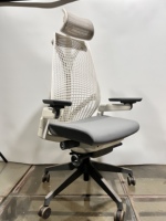 Chaise de bureau ergonomique, h, à dossier souple, pour ordinateur