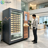 Distributeur automatique de repas intelligents de type réfrigérateur commercial
