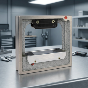 Nivel de burbuja cuadrado de precisión de grado industrial TTAKE, sensibilidad de 0.05 mm, rango de medición de 150 mm, hecho de acrílico y aluminio para nivelación - Product Image 3