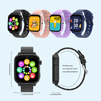 Montre connectée pour enfants multicolores avec suivi de la forme physique, mini-jeux et multilingue, commandes en gros OEM ODM disponibles