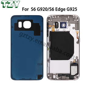 Trung Đầy Đủ Khung Cover Quay Lại Nhà Ở Cho Samsung Galaxy S6 <span class=keywords><strong>G925</strong></span> G925A G925F G925S S6 Cạnh <span class=keywords><strong>G920</strong></span> S6edge Cộng Với G928Housing - Product Image 2