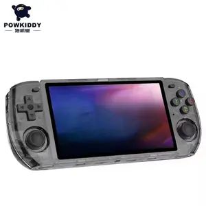 Powkiddy Rgb10 최대 휴대용 플레이어 5 인치 화면 레트로 게임 콘솔 무료 게임 Ps1/마메/아케이드 비디오 게임
