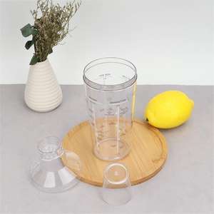 Shaker à cocktail en plastique, outil de mélange de boissons, réutilisable, durable, <span class=keywords><strong>accessoires</strong></span> de bar, capacité de 1000 ml pour la maison, les fêtes, le bar, les mojitos, les margaritas - Product Image 2
