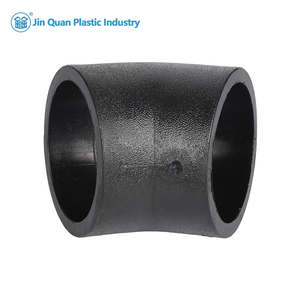 Áp lực cao 75mm HDPE 45 độ ống khuỷu tay bền 20mm mịn ổ cắm Fusion hàn kết nối đầu Hệ thống ống nước 1 mảnh - Product Image 4