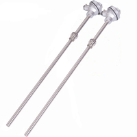 Termopar tipo K 1200 Termopar de horno de 1300 grados Termopar de sonda de acero inoxidable