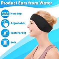 Bandeau de protection d'oreilles en néoprène souple, portable, imperméable et réutilisable pour la natation et le surf