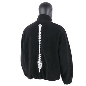 Veste en molleton sherpa à fermeture éclair surdimensionnée avec broderie personnalisée TOPSHOW pour hommes - Product Image 2