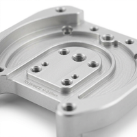 Support de montage en alliage d'aluminium usiné CNC, haute précision, pour équipement industriel, composants robotiques, pièces usinées sur mesure