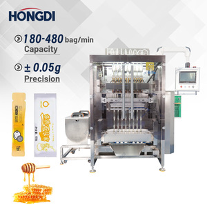 เครื่องบรรจุและปิดผนึกซองน้ำยาบ้วนปากแบบแปดช่อง ความแม่นยำสูง ขับเคลื่อนด้วยมอเตอร์ไฟฟ้า ทำจากสแตนเลส - Product Image 2