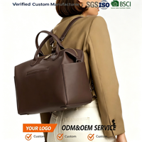 Sac à Langer de Luxe Élégant et Compact en Nylon Imperméable pour Maman, Sac à Dos Organisateur Convertible en Sac à Bandoulière pour l'Hiver