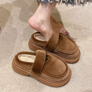 Zapatos de Tacón con Peluche Multifuncionales de Estilo Simple para Mujer, Otoño/Invierno, Casuales - Product Image 4