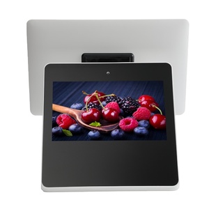 Màn hình kép 15.6 + 11.6 inch Full HD 1080P cảm ứng điện dung máy POS bán lẻ cà phê thanh toán kiosk nhúng tiền mặt đăng ký POS - Product Image 4