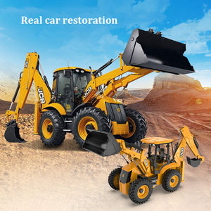 Vente en gros 2023 DoubleE 1:20 E589-003 RC <span class=keywords><strong>JCB</strong></span> Excavatrice Bulldozer Camion 2 en 1 Chargeur-Excavateur Bulldozer Voiture - Product Image 2