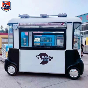 รถขายอาหารเรียกน้ำย่อยสำหรับขายอาหารว่างร้านกาแฟ - Product Image 4