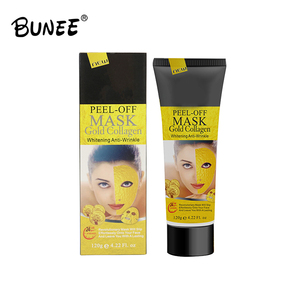 OEM 120g blanqueamiento Anti-arrugas <span class=keywords><strong>oro</strong></span> colágeno pelar cara máscara para la piel de todos - Product Image 2