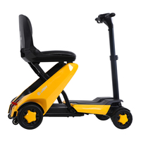 Scooter électrique pliable automatique léger à batterie au lithium pour personnes âgées, véhicule à quatre roues détachable, aide à la marche