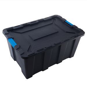 <span class=keywords><strong>Caja</strong></span> de almacenamiento de alta resistencia de plástico apilable, con mango, 100l, China - Product Image 1