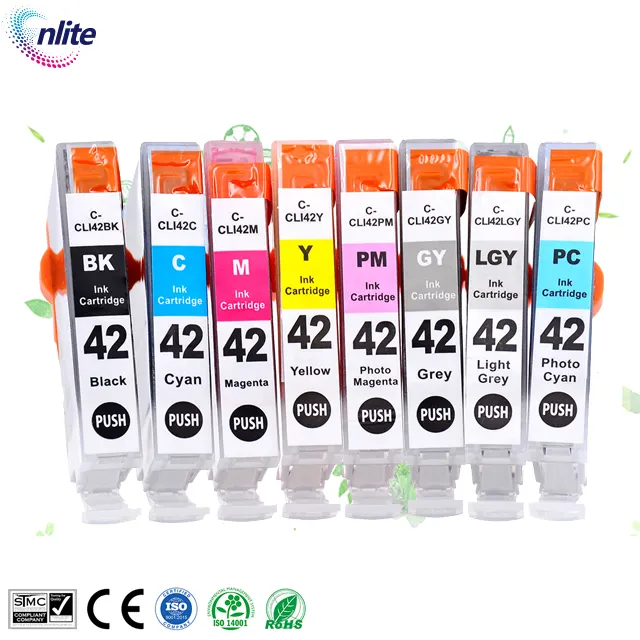 Cli 42 Compatible Color Ink Cartridge For Canon Pixma Pro 100 100s Printer Cli42 Cli-42