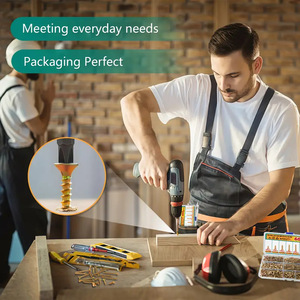 Tapping Screws 600pcs Carbon Steel Color Zinc Phillips Countersunk Head Drywall Screws Imperial Inch Standard Use - Product Image 1