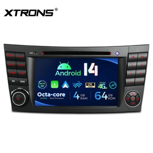 Xtrons 7 inch 4 + 64GB toàn cầu 4 gam LTE Android 14 Car DVD đa phương tiện Máy nghe nhạc được xây dựng trong AKM DSP Con quay hồi chuyển cảm biến cho Mercedes-Benz - Product Image 3