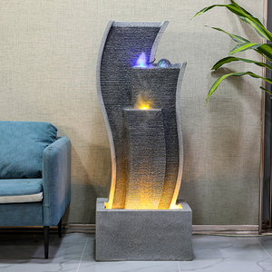Fuente <span class=keywords><strong>de</strong></span> <span class=keywords><strong>agua</strong></span> moderna personalizada <span class=keywords><strong>para</strong></span> exteriores, fuente <span class=keywords><strong>de</strong></span> cascada <span class=keywords><strong>para</strong></span> casa, oficina, jardín y Patio - Product Image 3