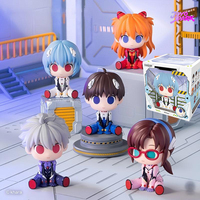 Funism EVA Blind Box Mini Moe Project Squishy Soft Face Asuka PVC Collectible Anime Figure Stress Relief Toy