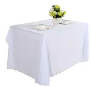 결혼식을위한 하이 퀄리티 고급스럽고 우아한 직사각형 벨벳 식탁보