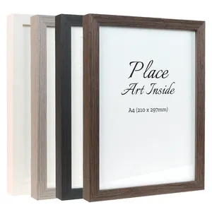 Wholesale A3 A2 A4 11X14 4x6 8x10 12x16 Solid Wood Sign Photo Frame For Picture Wall Frame Print Frame Cadre Photo Mural