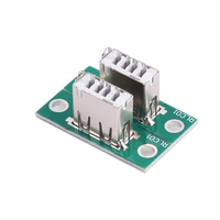 Connecteur USB 2.0 Type A Femelle 4 Broches à Solder sur Plaque de Montage pour Transfert de Données et Charge Rapide Réparation DIY