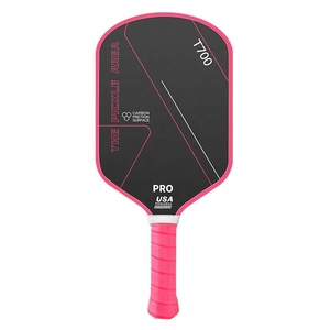 Juego de Palas de Pickleball sin Bordes, de Fibra de Carbono T700, Duraderas, de 16 mm, con Funda, Pelotas y Overgrip para Entrenamiento, Club y Juego al Aire Libre - Product Image 3