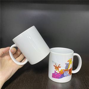 Tazas de Cerámica Sublimables con Asa de Gres para Agua, Chocolate, Leche, Té, 11 oz, con Caja de Cartón para Impresión DIY - Product Image 3