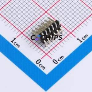 HX PZ1.27-2x6P TP Pin Header SMD,P=1.27mm Connector ( Pin Structure: 2x6P )( Pitch: 1.27mm )( Row Spacing: 1.27mm ) - Product Image 2