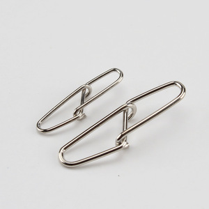 Connecteur rapide en acier inoxydable pour la pêche en mer, avec anneau double boucle et diamant, pour leurres de pêche en mer améliorés - Product Image 2