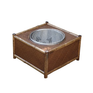 Chinese retro style bamboo mat charcoal <b>stove</b>, suitable for brewing tea around a fire, home tea room <b>stove</b> - Product Image 5