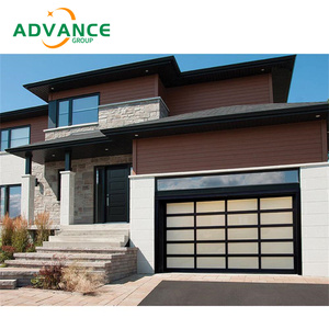 Conception sectionnelle contemporaine de <span class=keywords><strong>porte</strong></span> de <span class=keywords><strong>garage</strong></span> en aluminium de haute résistance avec les insertions en verre pour la villa et l'atelier - Product Image 3