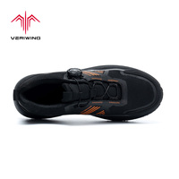 Chaussures de sécurité antistatiques et antidérapantes SRC, bottes de travail respirantes et légères, boucle rotative, anti-écrasement, anti-perforation