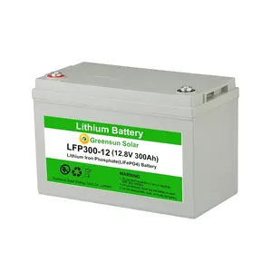 Storage Deep Cycle Baterai Lithium 300ah, Besi Lithium 12V 300 AH untuk Rumah