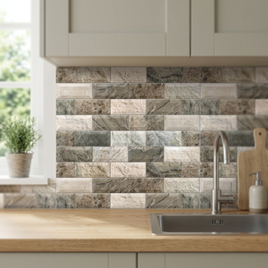 Vistaar Color brillante ladrillo porcelana Diseño 300x600mm 30x60cm 12x24in moderno Micro cristal esmaltado cerámica elevación azulejos - Product Image 3