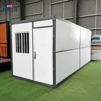 Maison Modulaire Préfabriquée Conteneurisée Moderne Personnalisable Respirante 3 Chambres, Bureau Pliable Compact à Emballage Plat