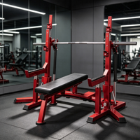 Machine à flexions de jambes réglable professionnelle BJ6005 avec pile de poids de 150 kg pour l'entraînement en salle de sport