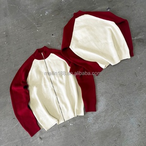 Custom Logo Design Knitted Long Sleeve <b>Zip</b> <b>up</b> <b>Jackets</b> Fashion High Quality Knitwear Coat Casual Streetwear Knitwear <b>Jackets</b> Men - Product Image 4